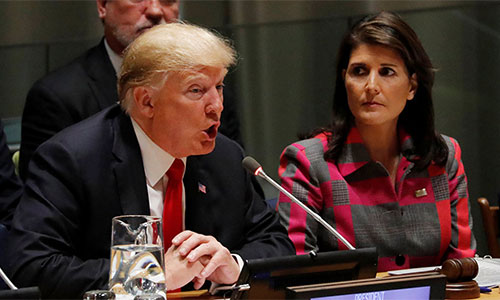 Trump acepta la renuncia de la embajadora de EEUU ante la ONU